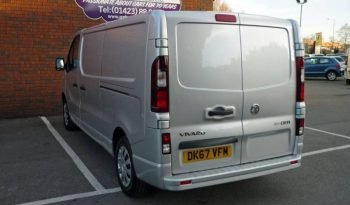 67 Plate Vauxhall Vivaro 2900 1.6 CDTi 120 PS Euro 6 Sportive LWB Low Roof (L2 H1) full