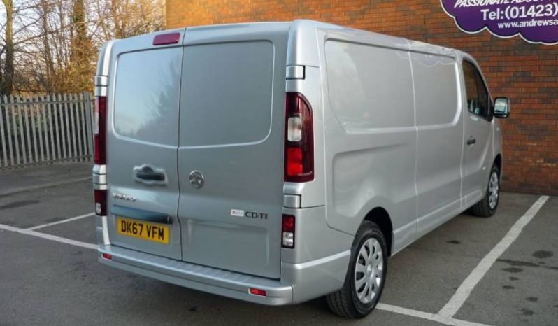 67 Plate Vauxhall Vivaro 2900 1.6 CDTi 120 PS Euro 6 Sportive LWB Low Roof (L2 H1) full