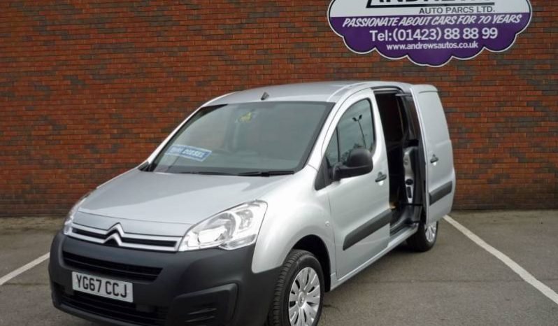 67 Plate Citroen Berlingo 1.6 BlueHDi 100 PS Enterprise 850 KG L1 full