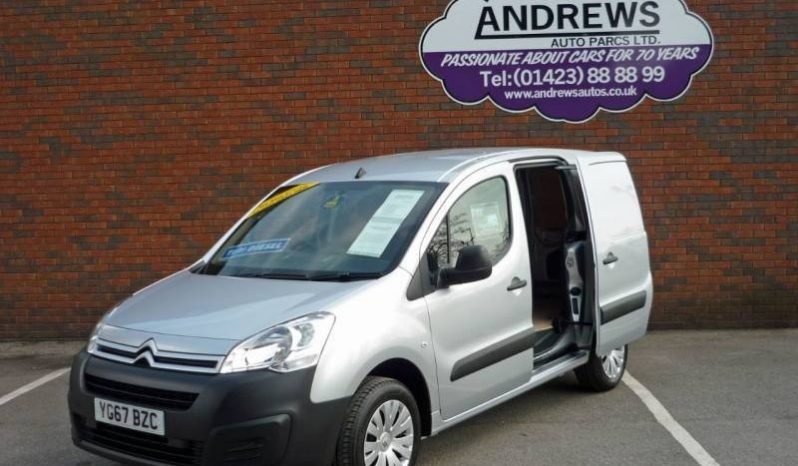 67 Plate Citroen Berlingo 1.6 BlueHDi 100 PS Enterprise 850 KG L1 full